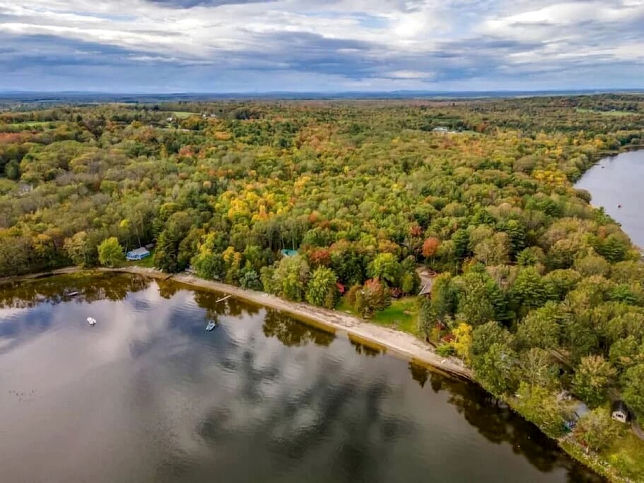 Spacious Maine Lakefront Home with Bunk Beds, Firepit & Beach Access in Burnham