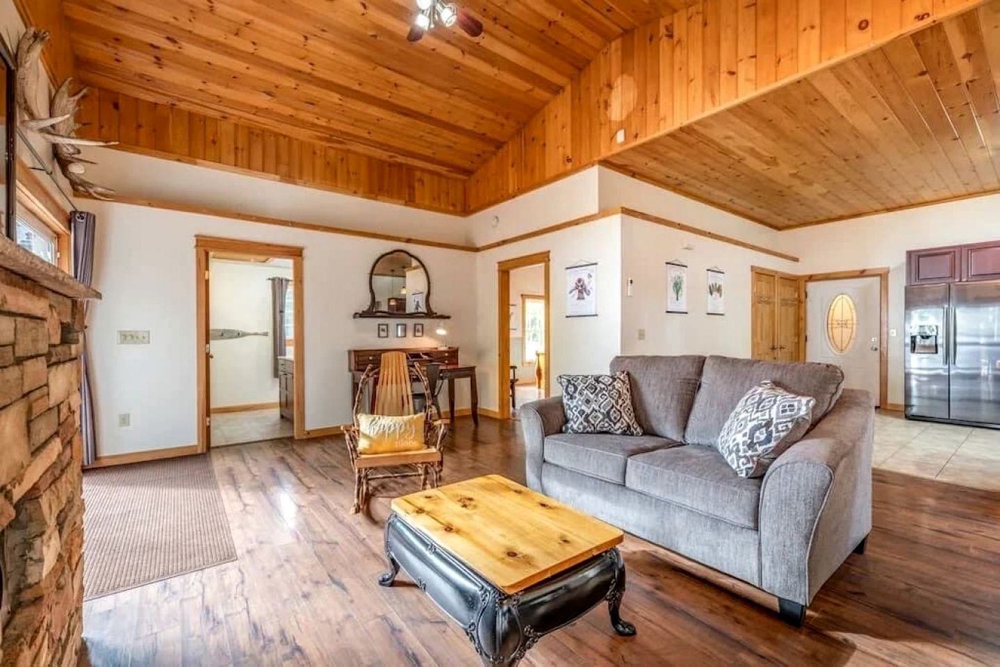 Spacious Maine Lakefront Home with Bunk Beds, Firepit & Beach Access in Burnham