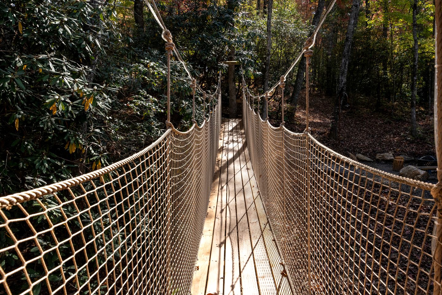 Luxury Nest-Inspired Treehouse with Net Loft & Hot Tub Near Highlands, NC