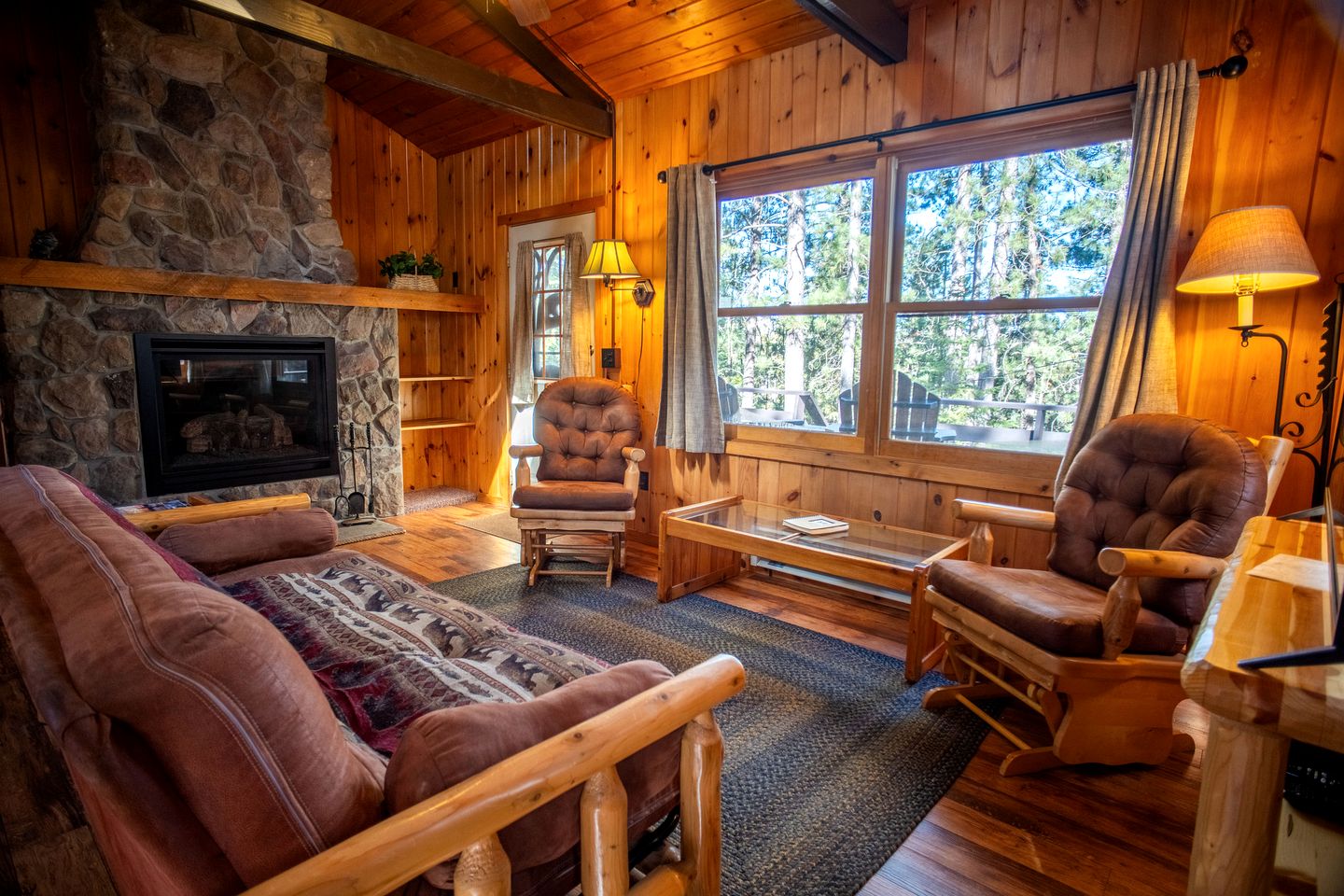 Inviting Lakeview Cabin with Wrap-Around Deck & Rock Fireplace Near Birch Lake, Babbitt, Minnesota