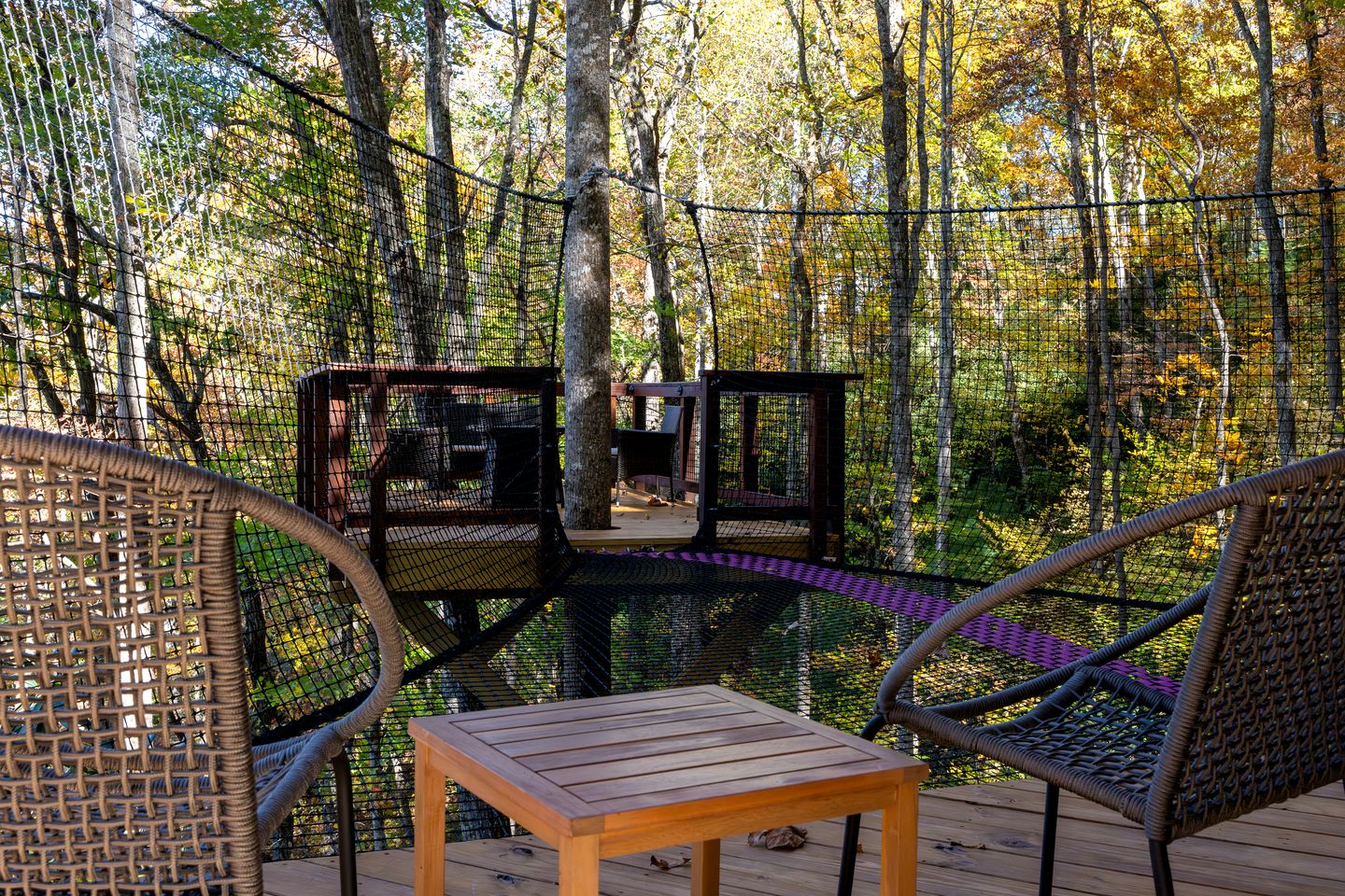 Luxury Woodland Treehouse with Fire Pit & Mountain Views Near Highlands, NC