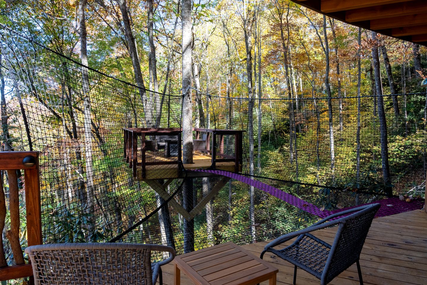 Luxury Woodland Treehouse with Fire Pit & Mountain Views Near Highlands, NC