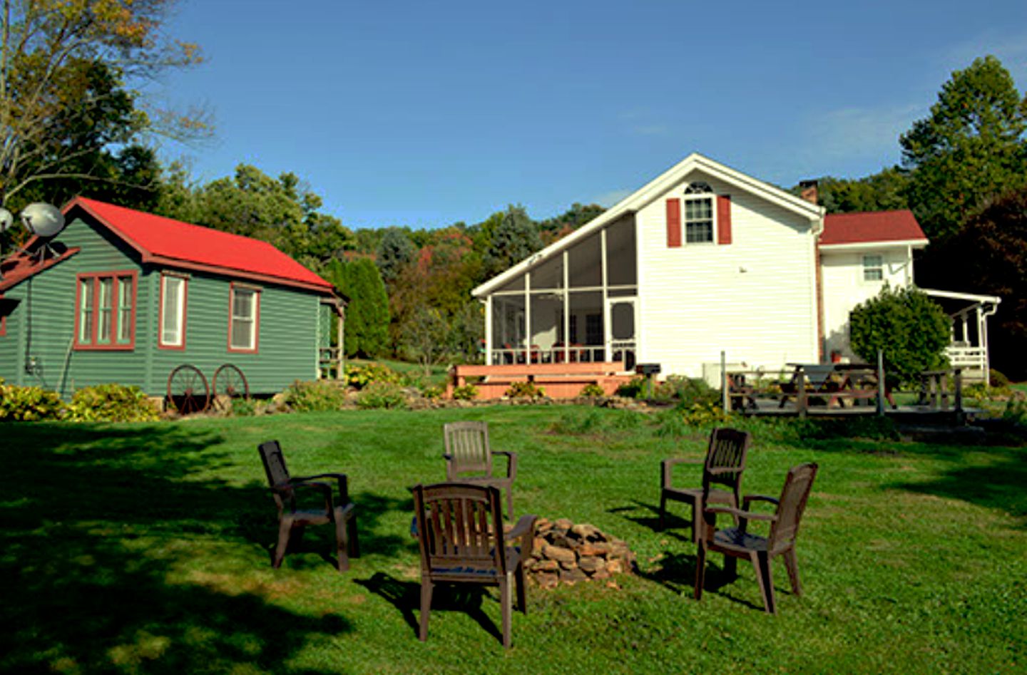 Elegant Farmhouse Cottage Rental with Private Pond near Mohican State Park, Ohio