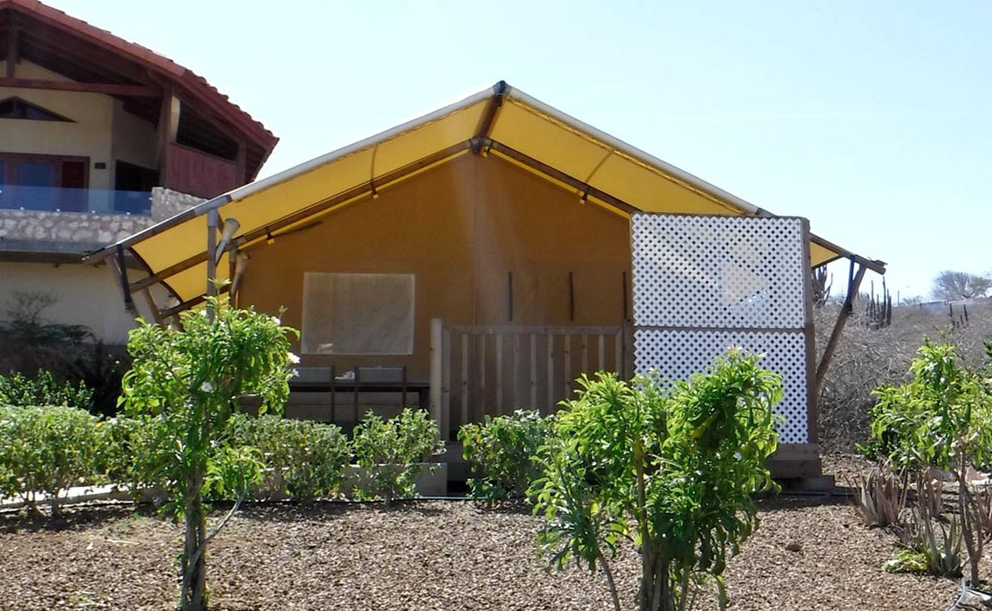 Impressive Safari Tent Surrounded by Nature on Curacao, Caribbean