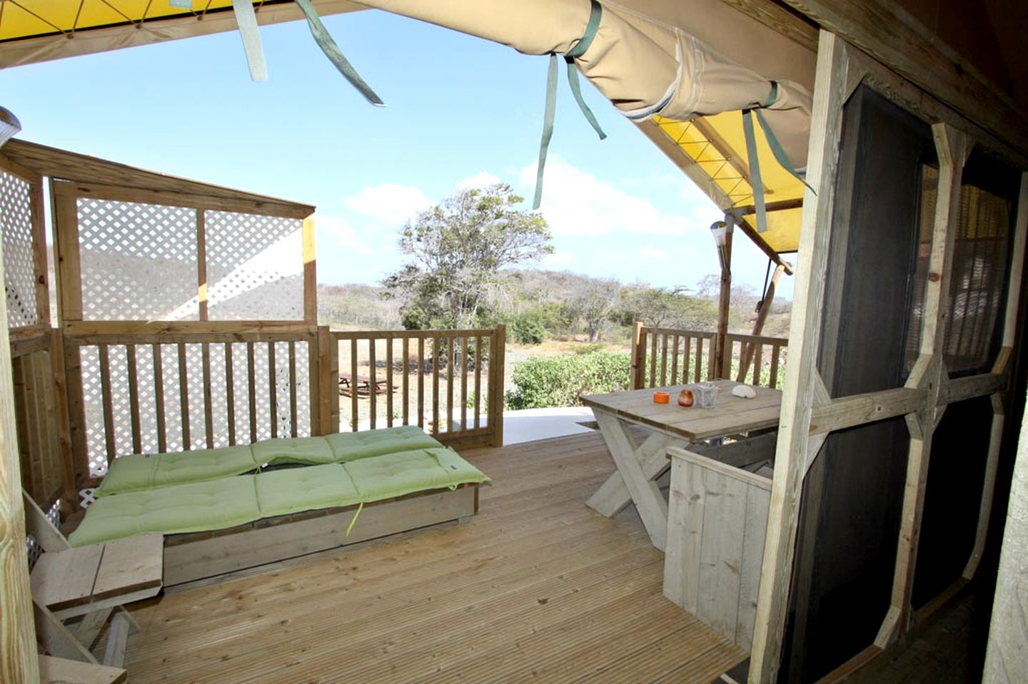 Impressive Safari Tent Surrounded by Nature on Curacao, Caribbean