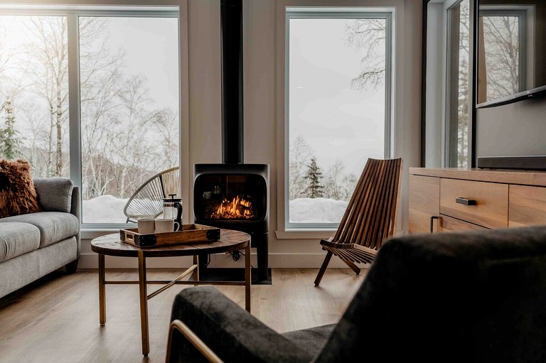 Cabins (Canada, Baie Saint Paul, Quebec)