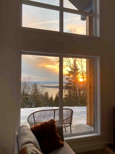 Cabins (Canada, Baie Saint Paul, Quebec)