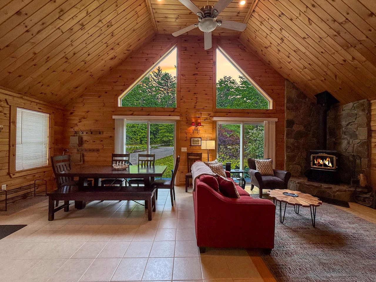 Cozy Cabin Retreat Near Saco River in Conway, New Hampshire