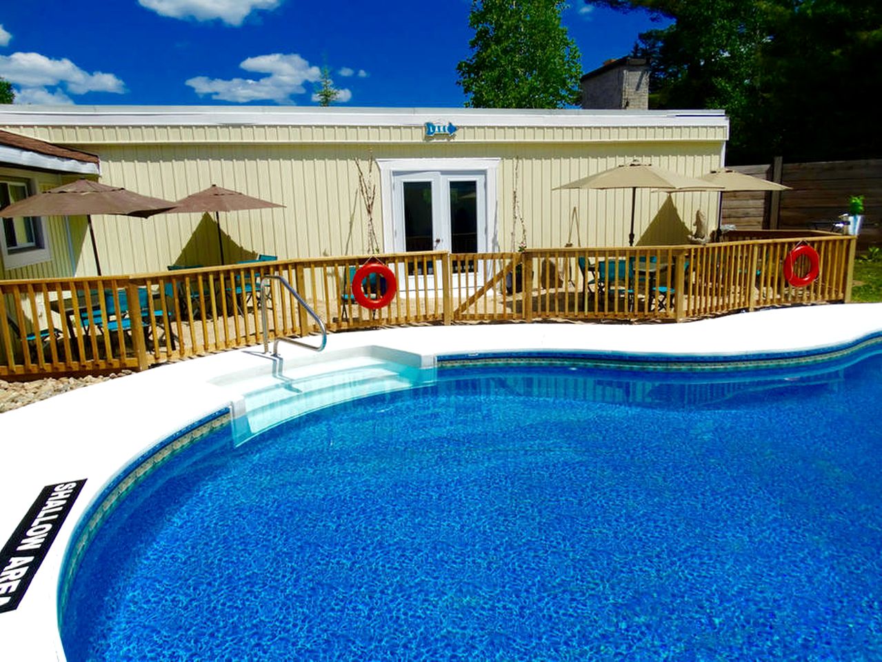 Charming Suite Rental with Wood-Burning Fireplace on Lake Bernard, Ontario