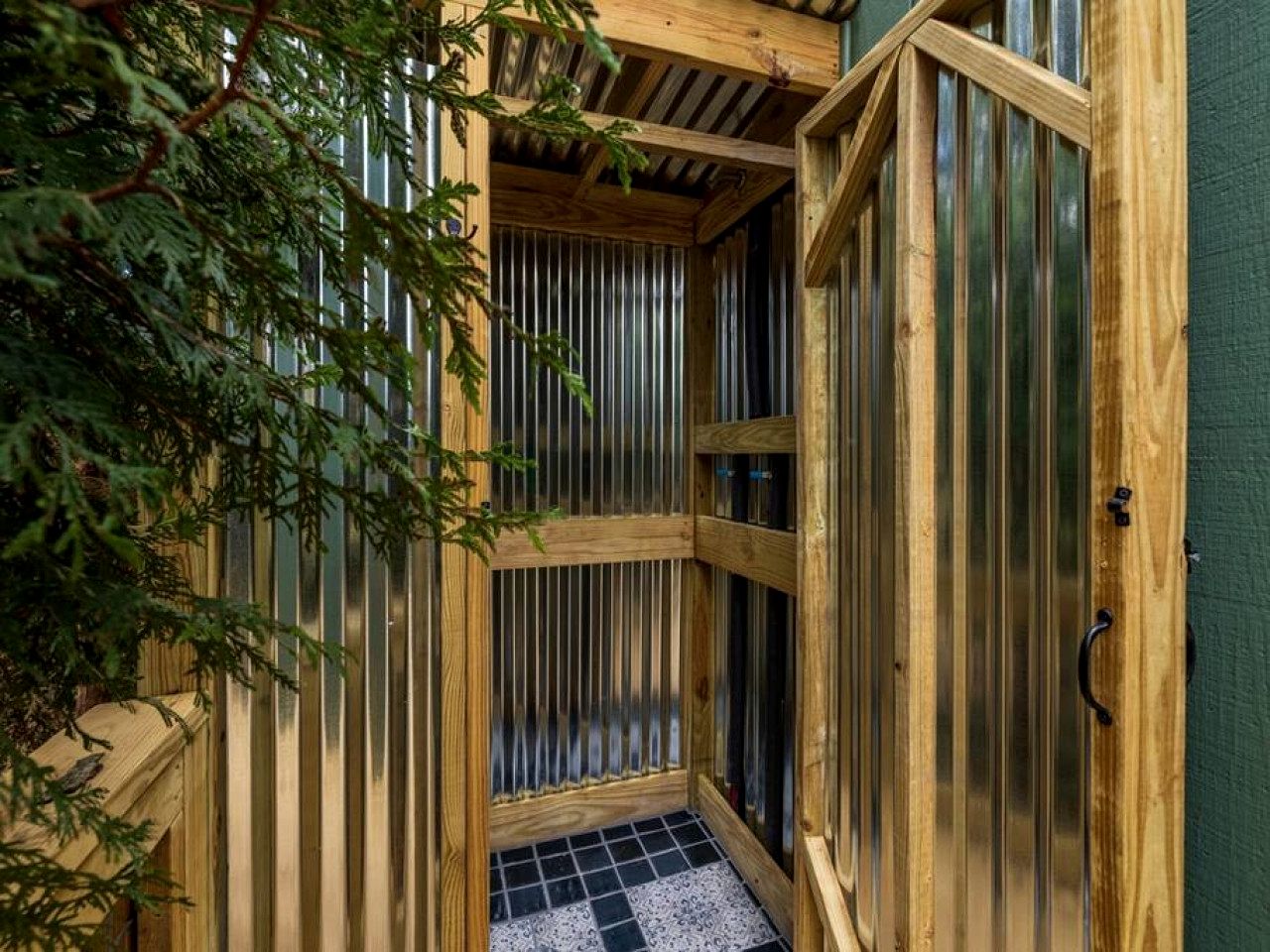 Quaint Tiny Cabin with Outdoor Shower in North Carolina