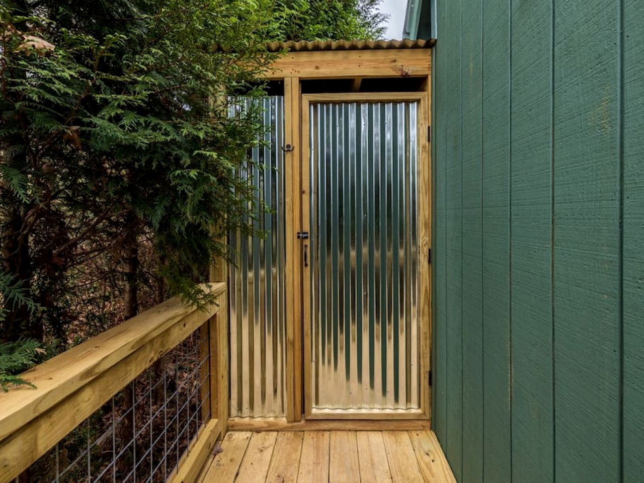 Quaint Tiny Cabin with Outdoor Shower in North Carolina