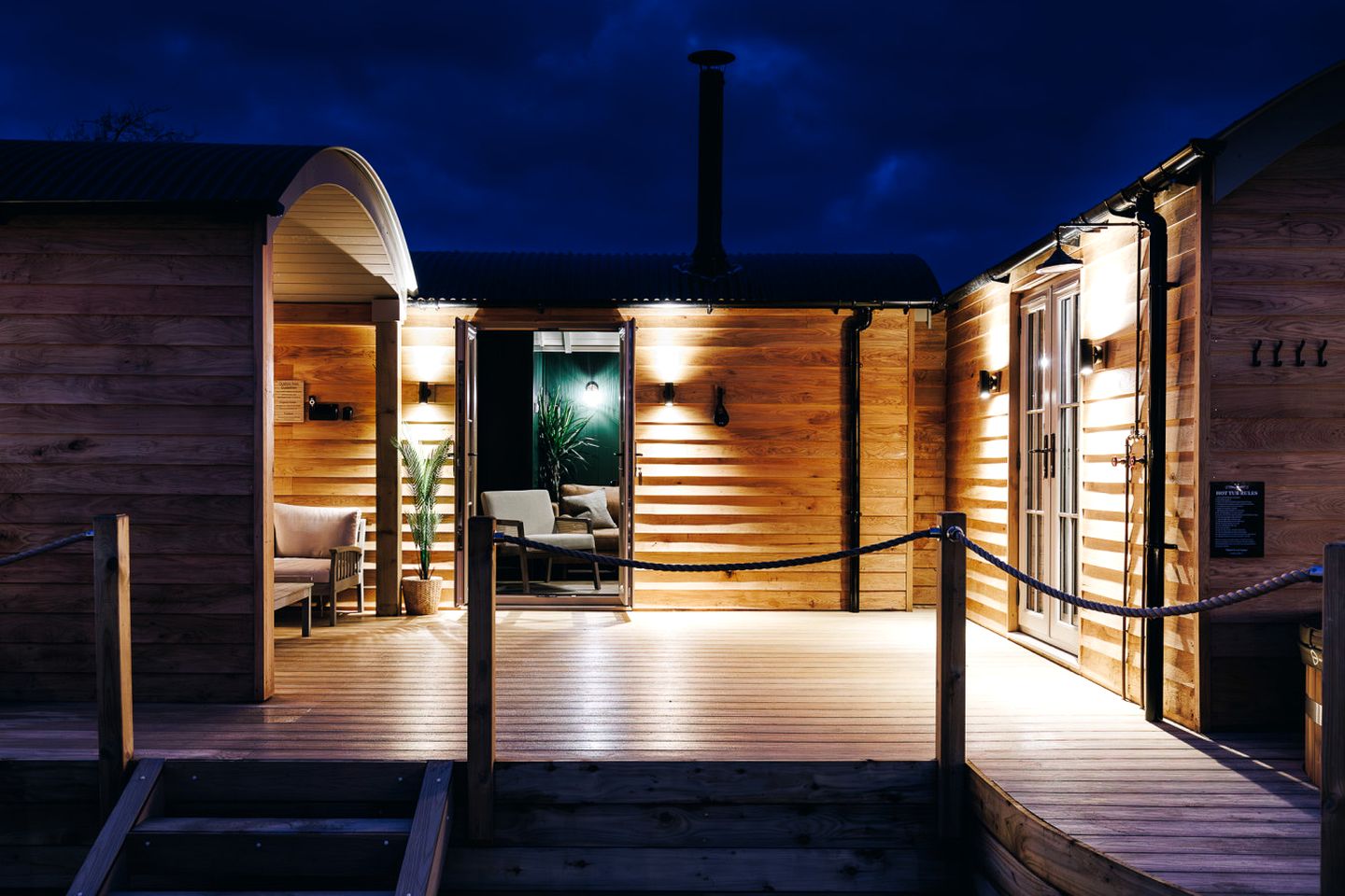 Luxury Countryside Lodge with Private Spa Retreat, Hot Tub & Outdoor Cinema Near Binsted, England