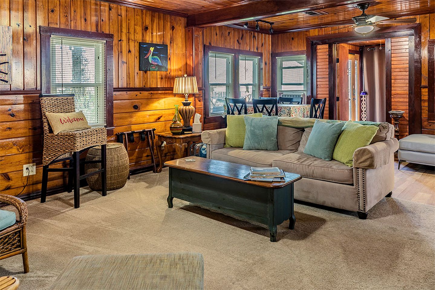 Vintage-Inspired Haven with Bright Interiors & Relaxing Outdoor Spaces in Bacliff, Texas