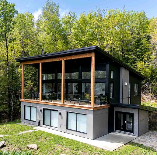 Cottages (Canada, Baie Saint Paul, Quebec)