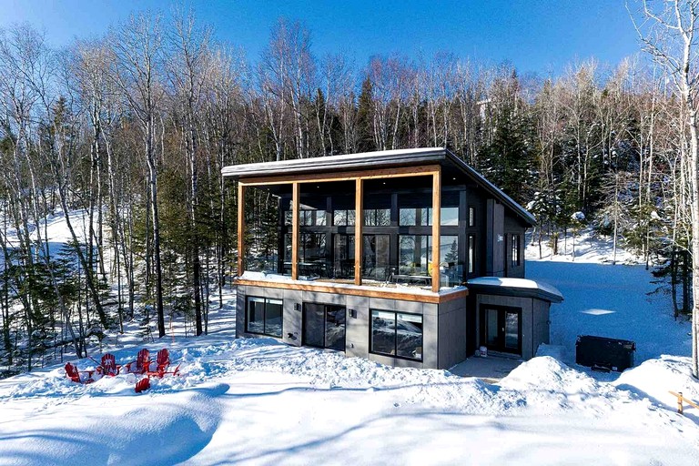 Cottages (Canada, Baie Saint Paul, Quebec)