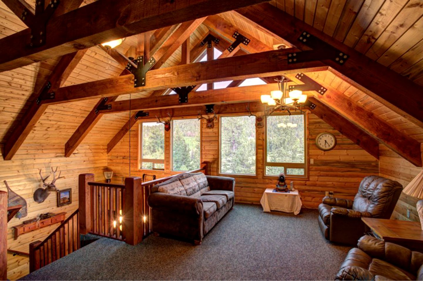 Eight-Bedroom Family Getaway with Mountain View at Brian Head, Utah