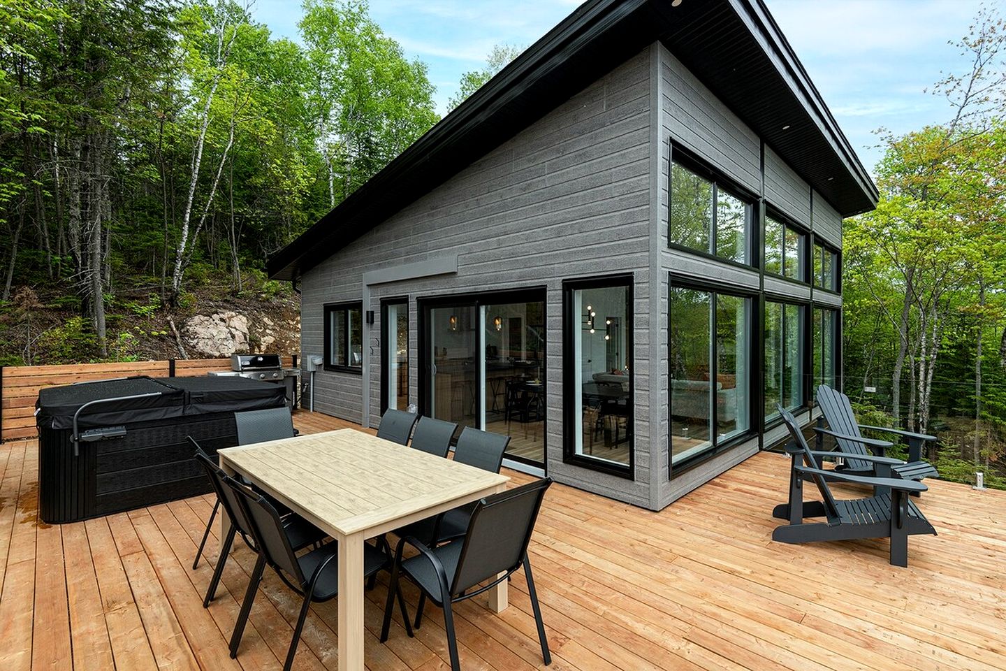 Exceptional Luxury Retreat Overlooking Saint Lawrence River in Charlevoix near Quebec City, Quebec