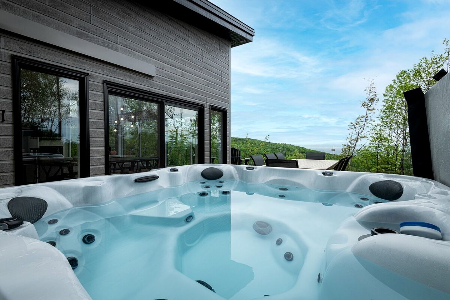 Exceptional Luxury Retreat Overlooking Saint Lawrence River in Charlevoix near Quebec City, Quebec