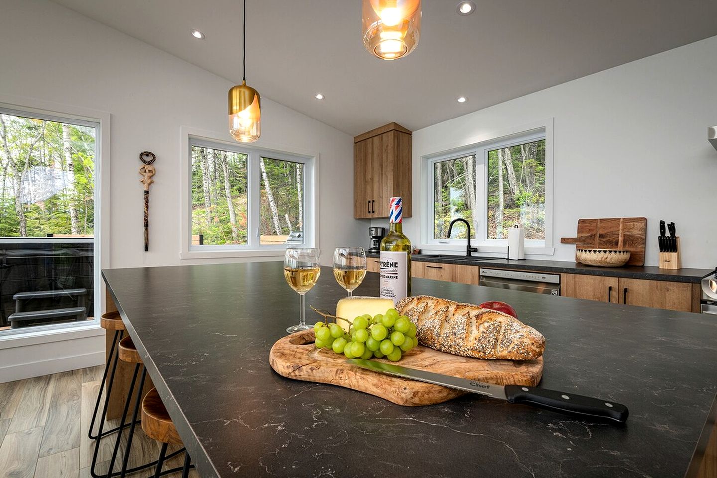 Exceptional Luxury Retreat Overlooking Saint Lawrence River in Charlevoix near Quebec City, Quebec