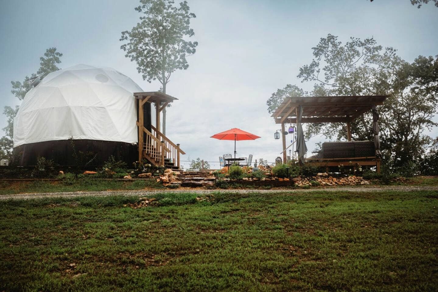 Riverfront Dome with Outdoor Living and Sunset Views in Alabama