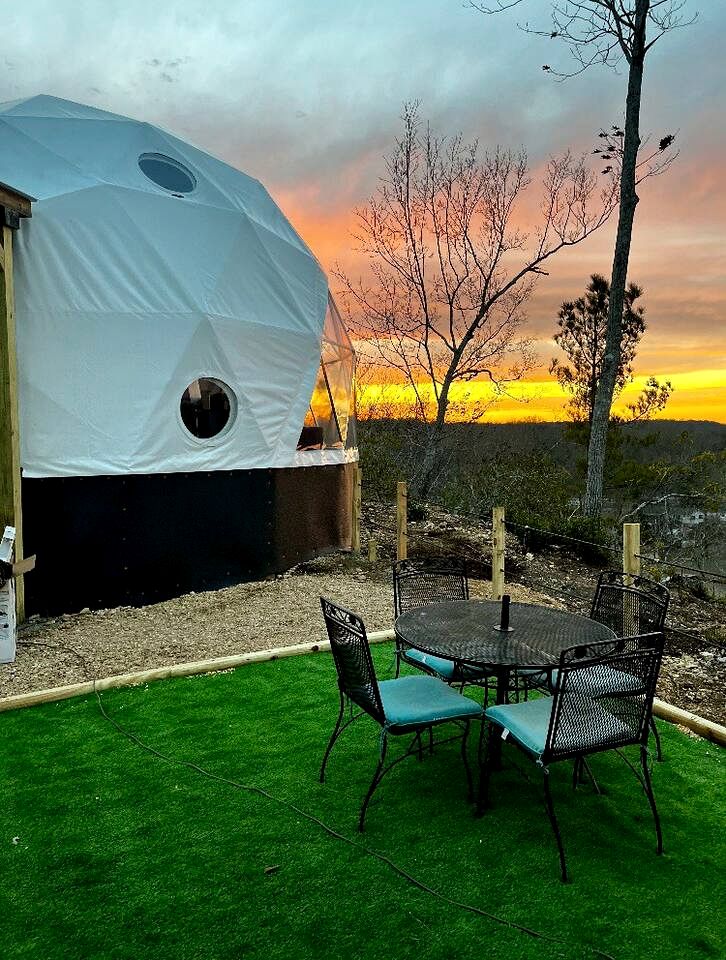 Riverfront Dome with Outdoor Living and Sunset Views in Alabama