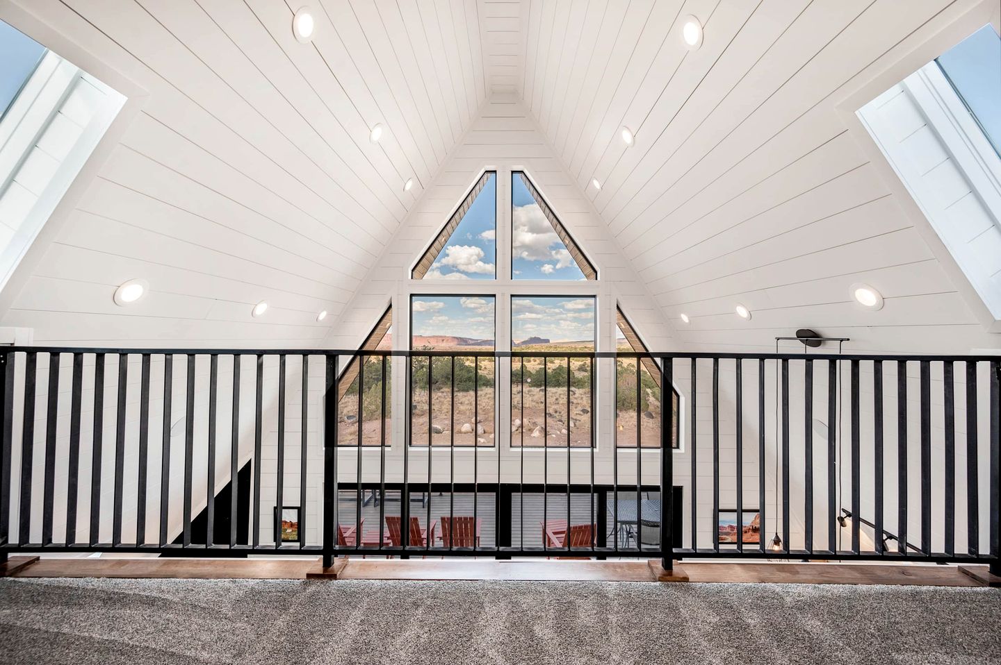 Gorgeous A-frame Settled in the Middle of the Desert inTorrey, Utah