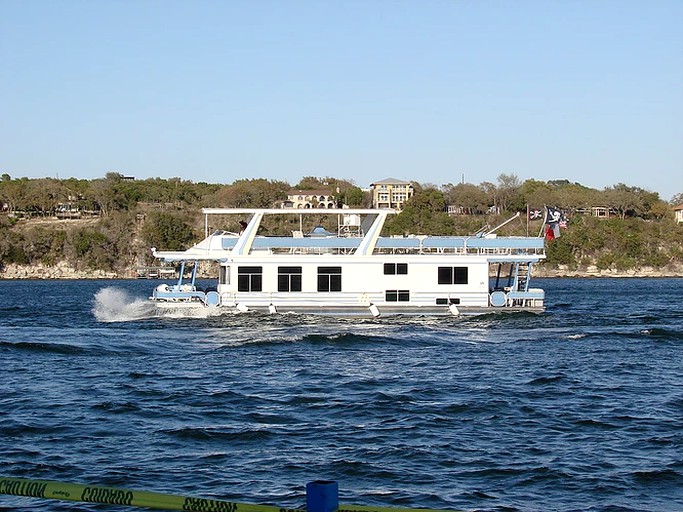 Lake Travis houseboat rental  -Volente, Texas, United States