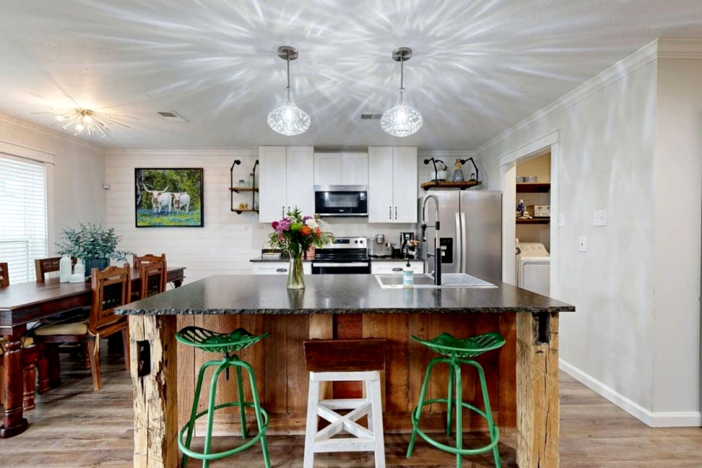 Modern Farmhouse Escape with Patio & Fire Pit in Bryan, Texas