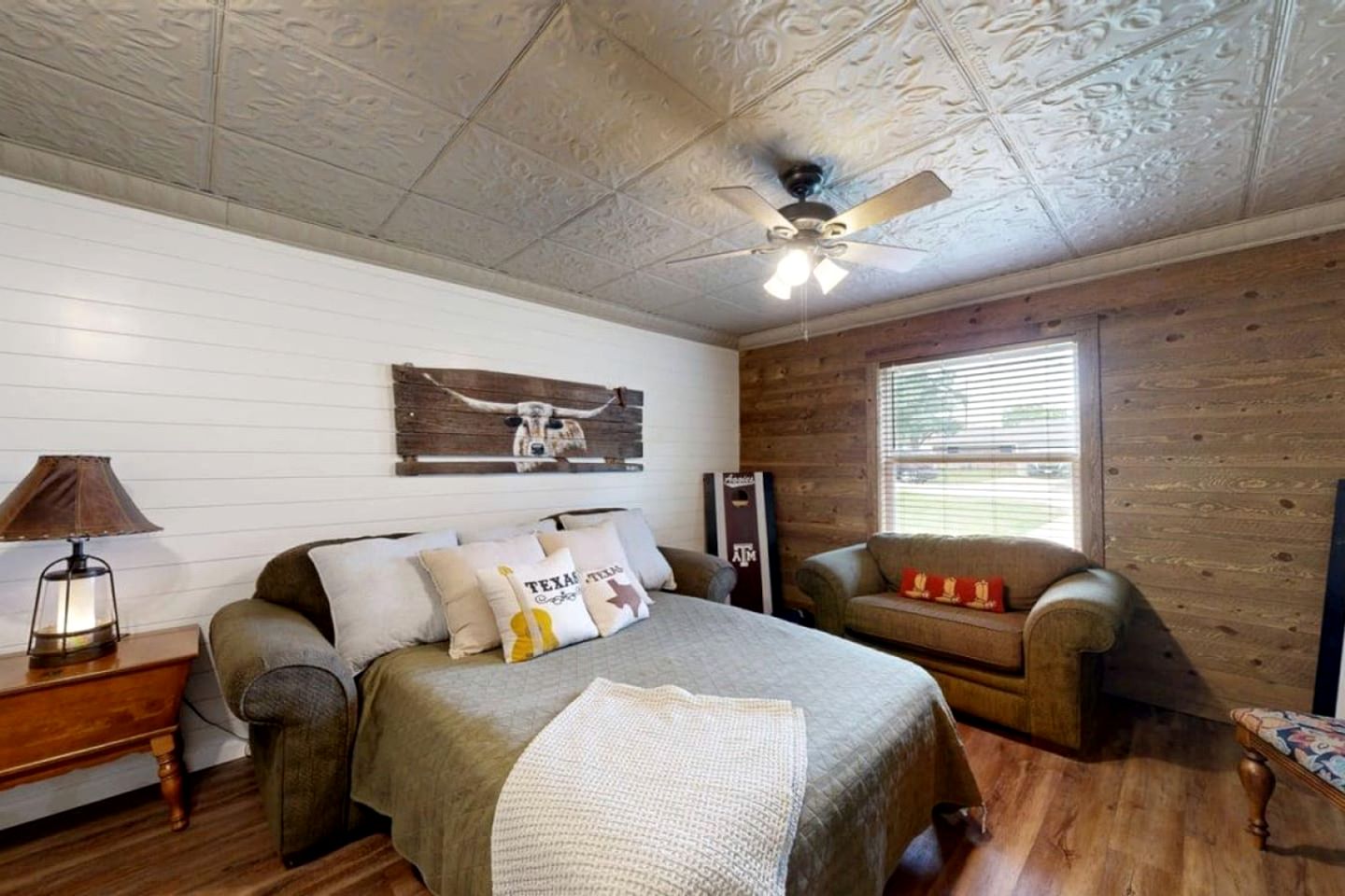 Modern Farmhouse Escape with Patio & Fire Pit in Bryan, Texas