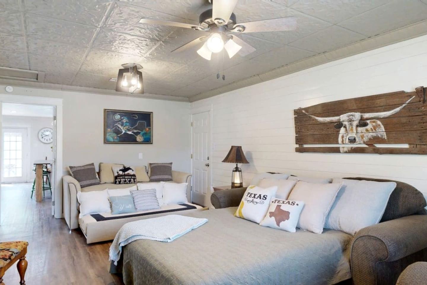 Modern Farmhouse Escape with Patio & Fire Pit in Bryan, Texas