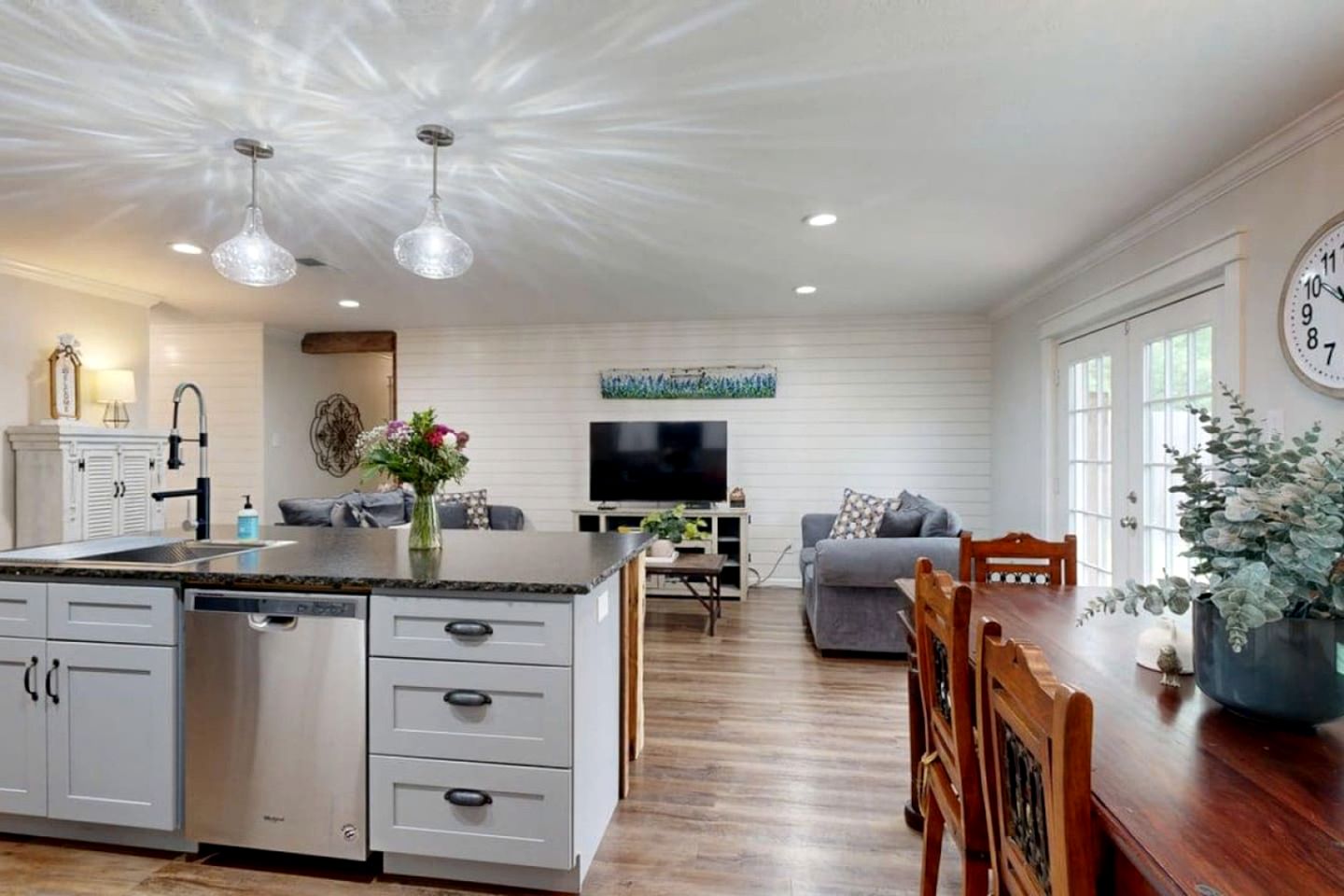 Modern Farmhouse Escape with Patio & Fire Pit in Bryan, Texas