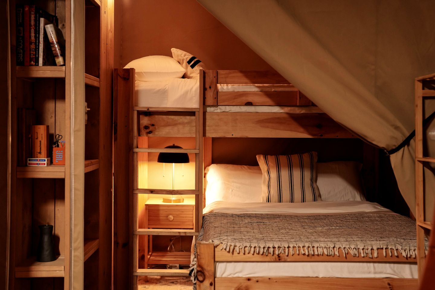 Beautiful Safari Tent Nestled Amidst Trees in San Saba, Texas