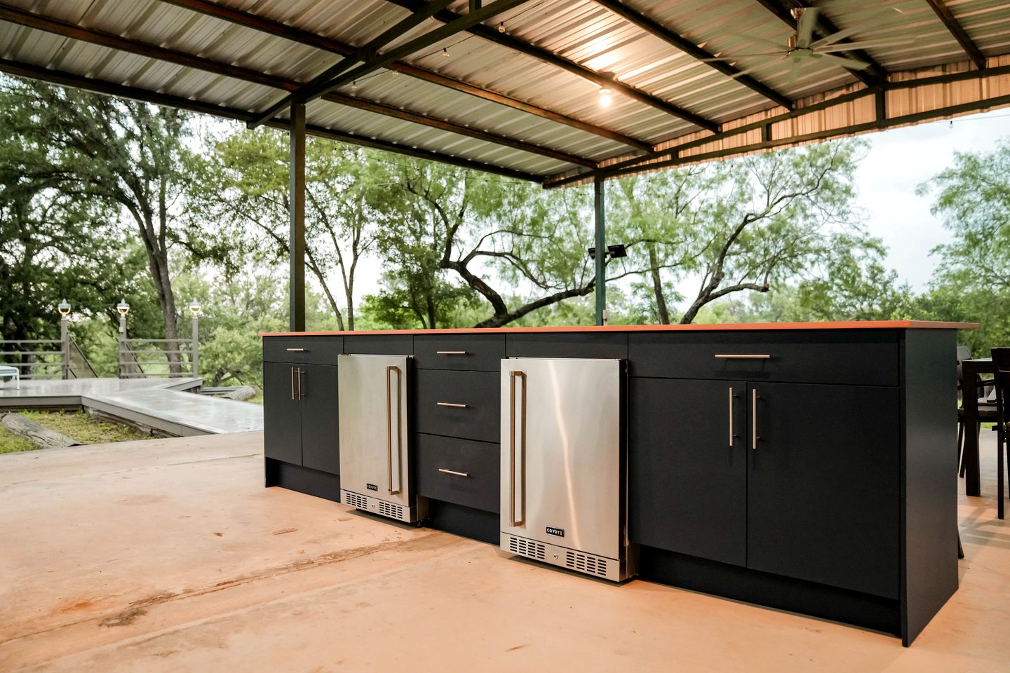 Beautiful Safari Tent Nestled Amidst Trees in San Saba, Texas