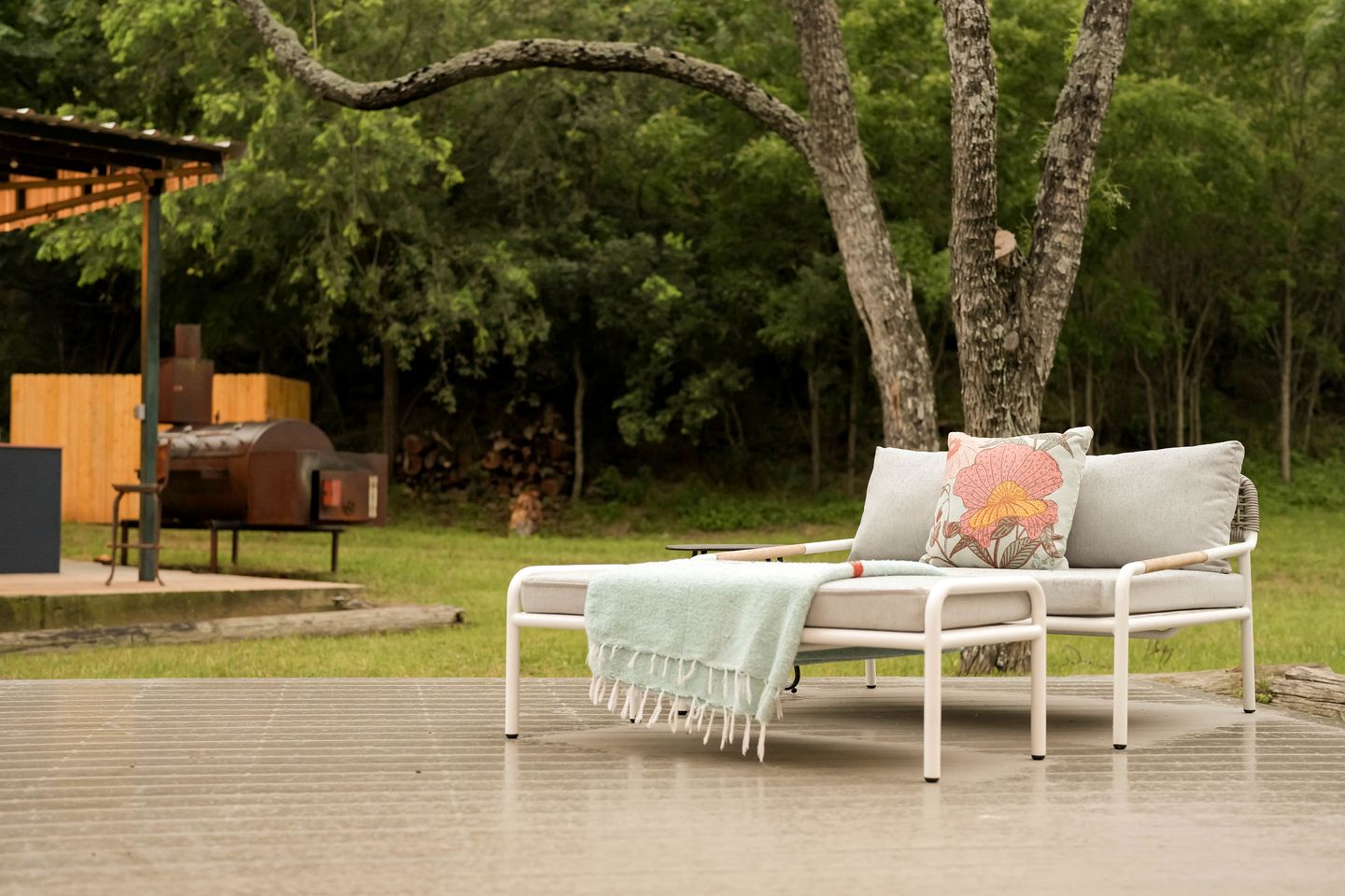 Beautiful Safari Tent Nestled Amidst Trees in San Saba, Texas