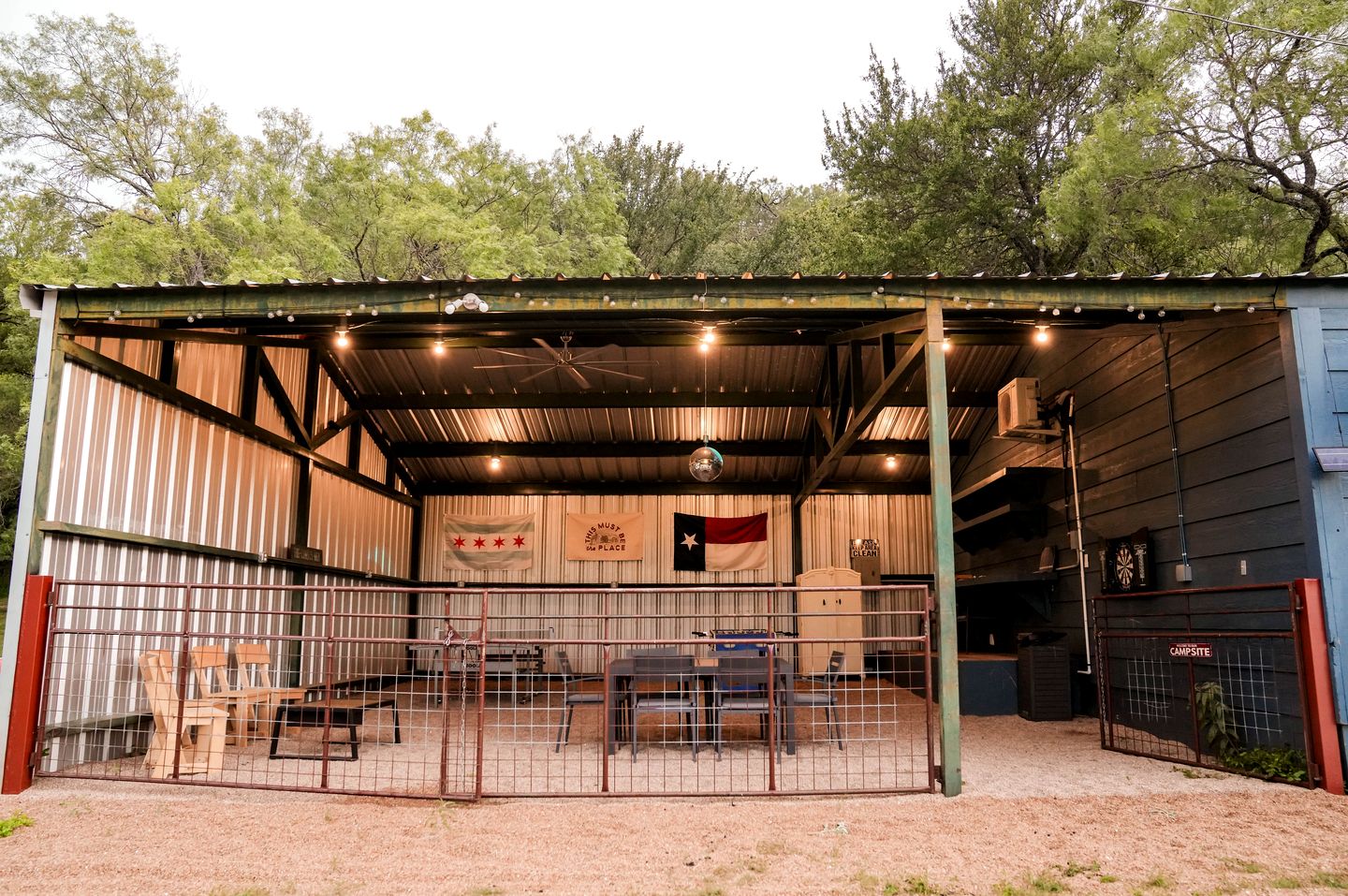 Beautiful Safari Tent Nestled Amidst Trees in San Saba, Texas