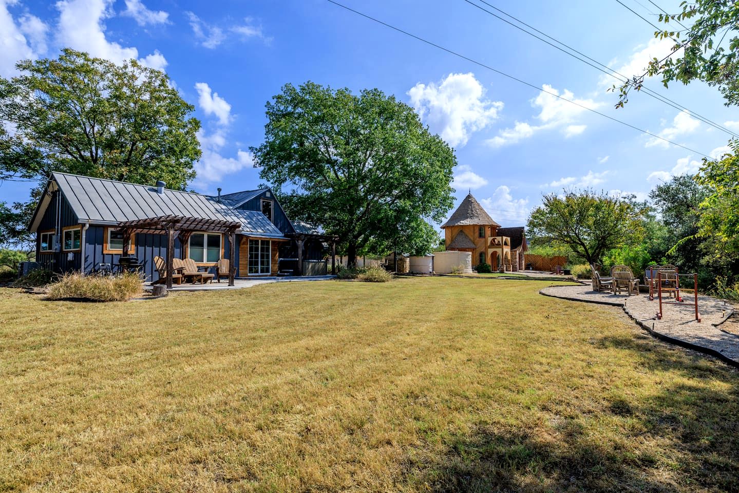 Whimsical Historic Homestead with Arcade & Ridge Views near Downtown Fredericksburg, Texas