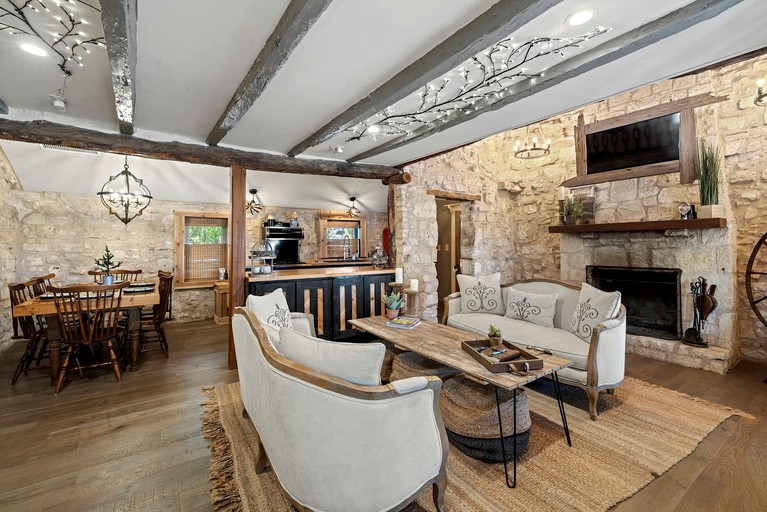 Whimsical Historic Homestead with Arcade & Ridge Views near Downtown Fredericksburg, Texas