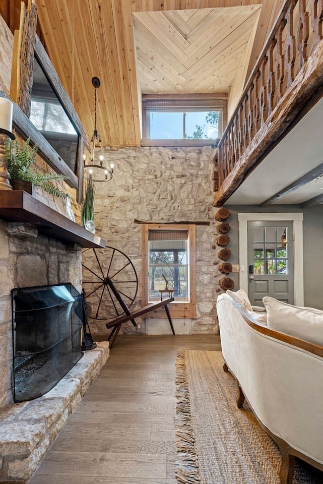 Whimsical Historic Homestead with Arcade & Ridge Views near Downtown Fredericksburg, Texas