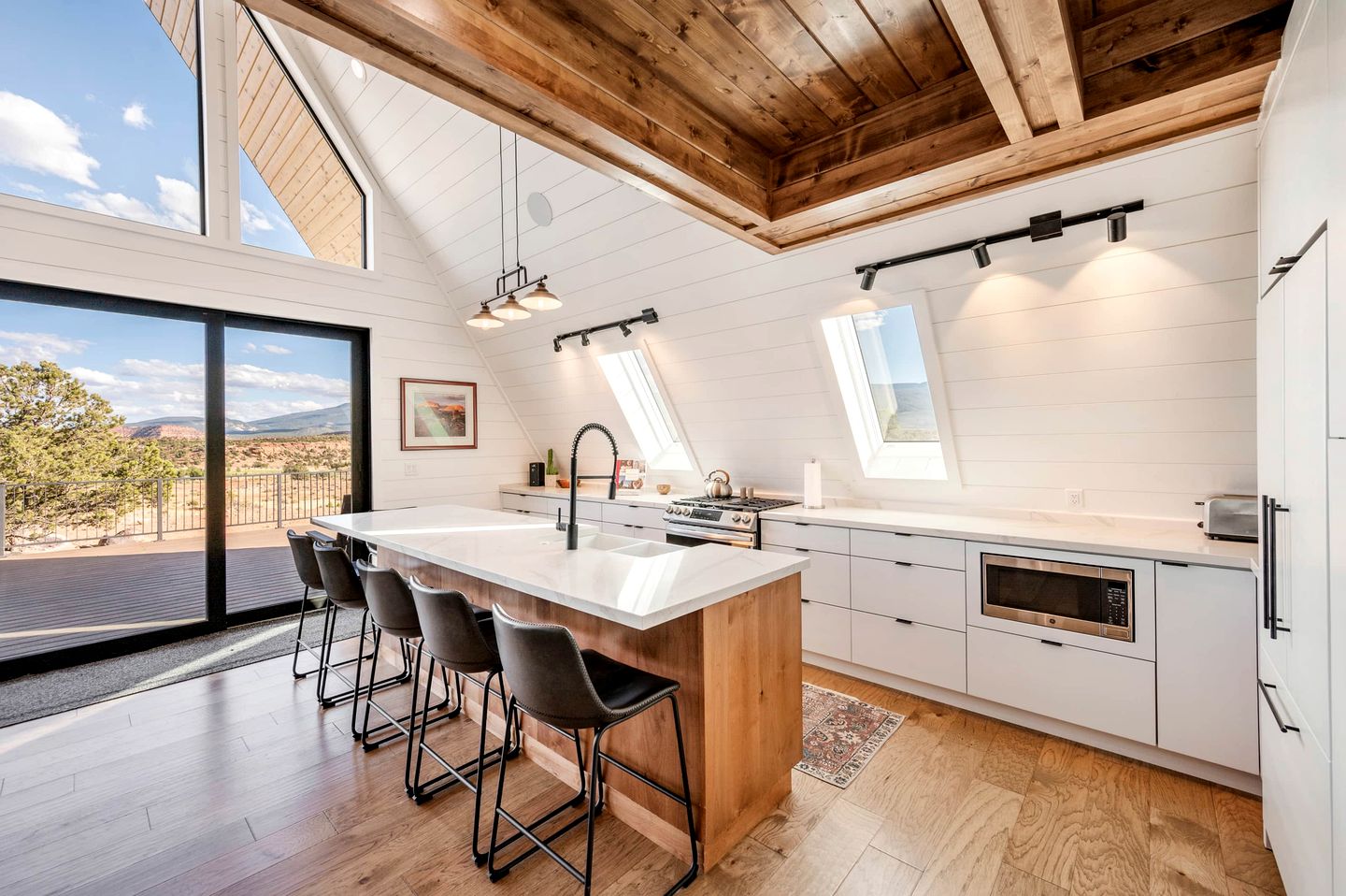 Experience Pure Glamping on this A-frame Placed in the Middle of the Desert in Wayne County, Utah