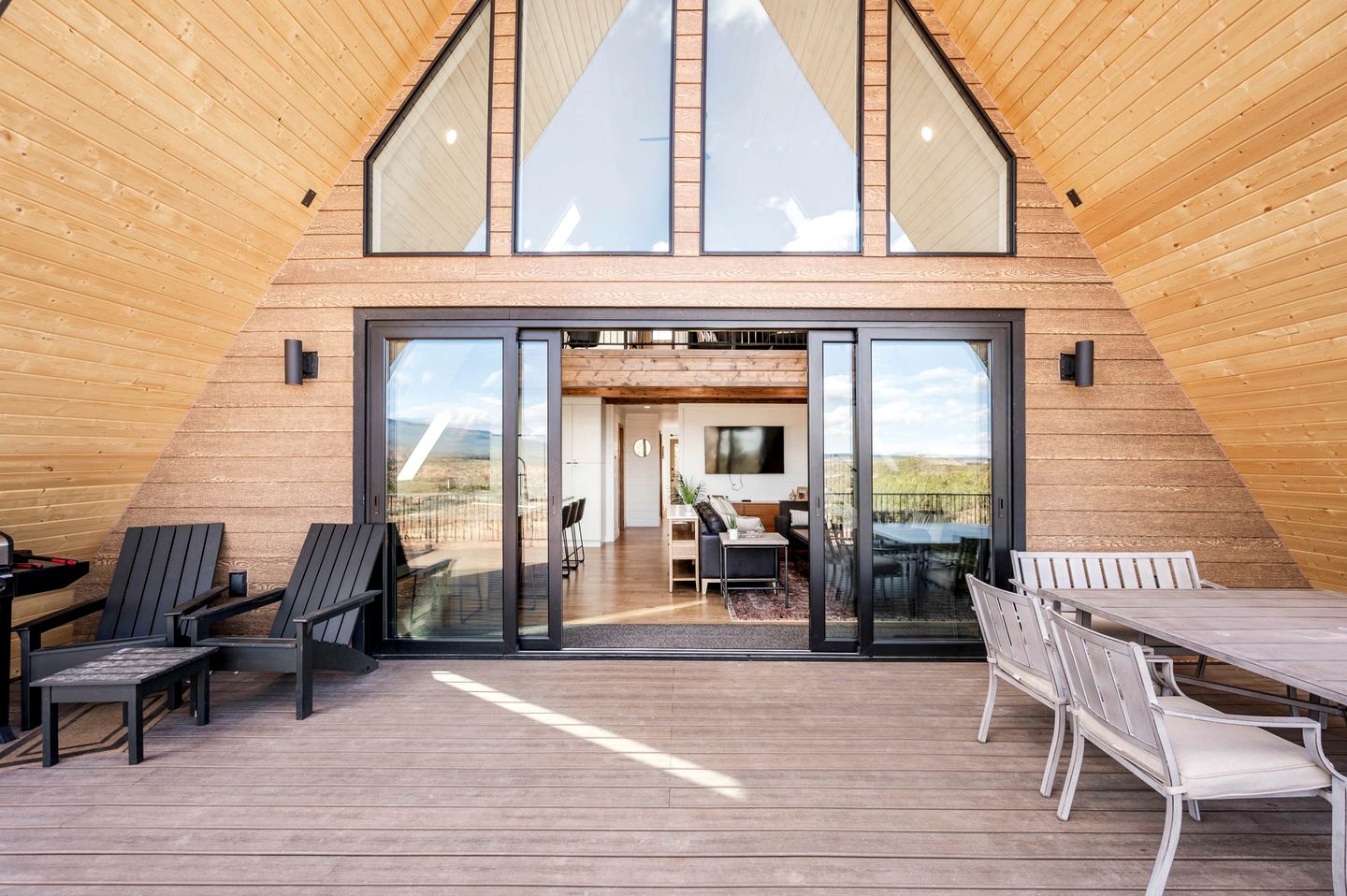 Experience Pure Glamping on this A-frame Placed in the Middle of the Desert in Wayne County, Utah