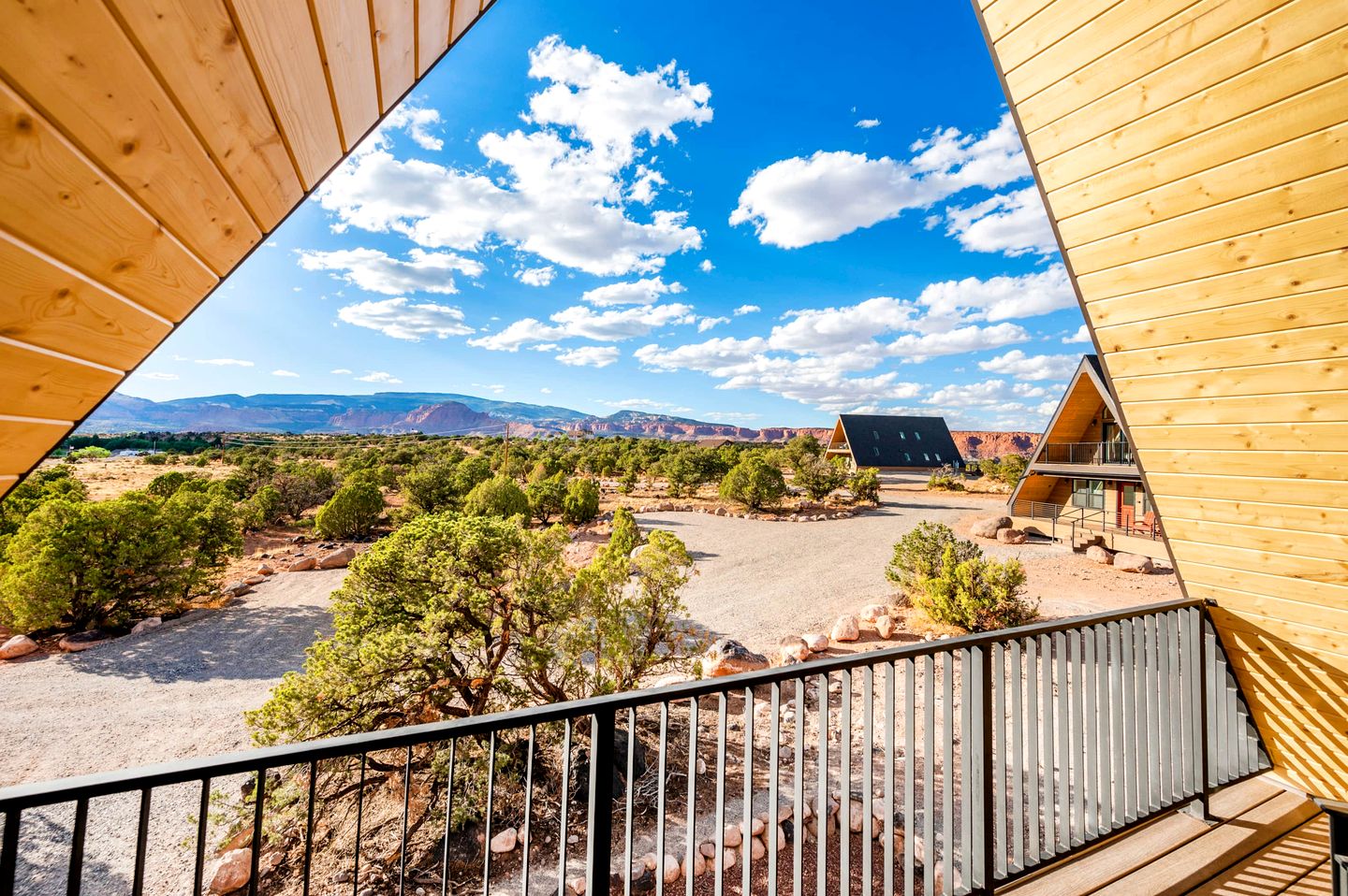 Experience Pure Glamping on this A-frame Placed in the Middle of the Desert in Wayne County, Utah