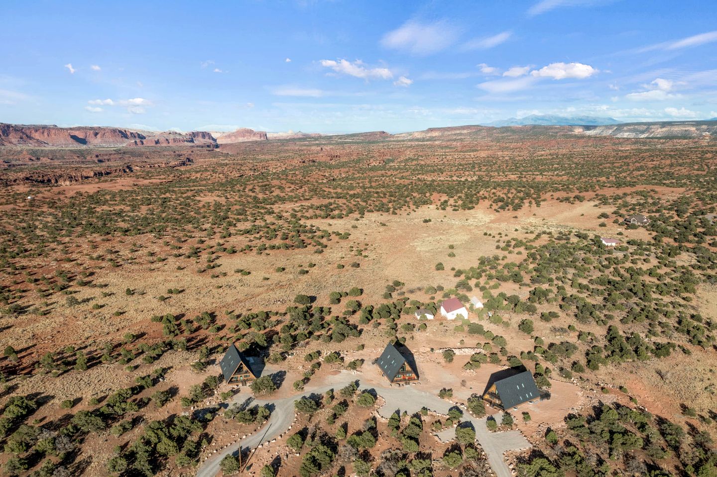 Experience Pure Glamping on this A-frame Placed in the Middle of the Desert in Wayne County, Utah
