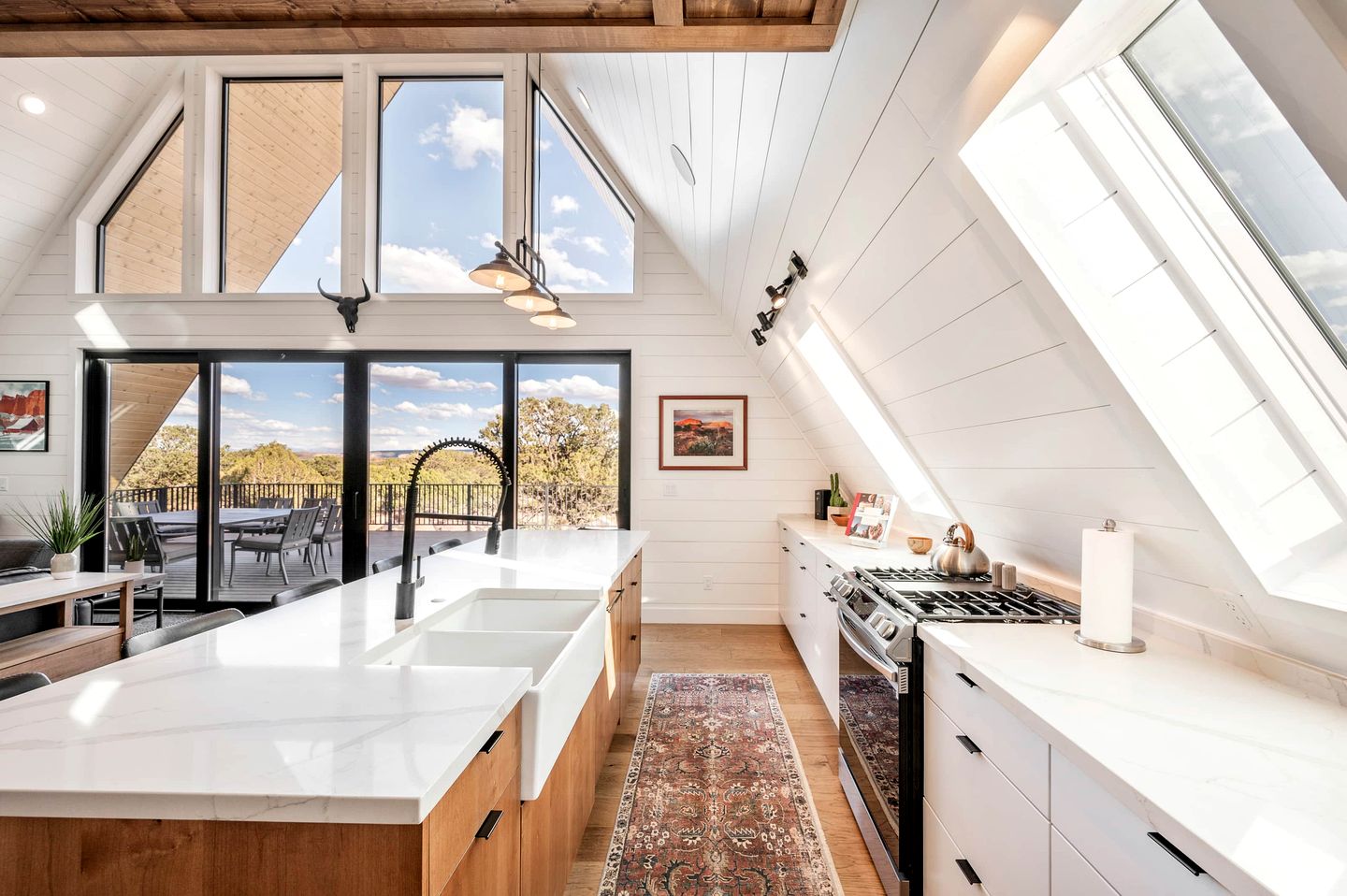 Experience Pure Glamping on this A-frame Placed in the Middle of the Desert in Wayne County, Utah