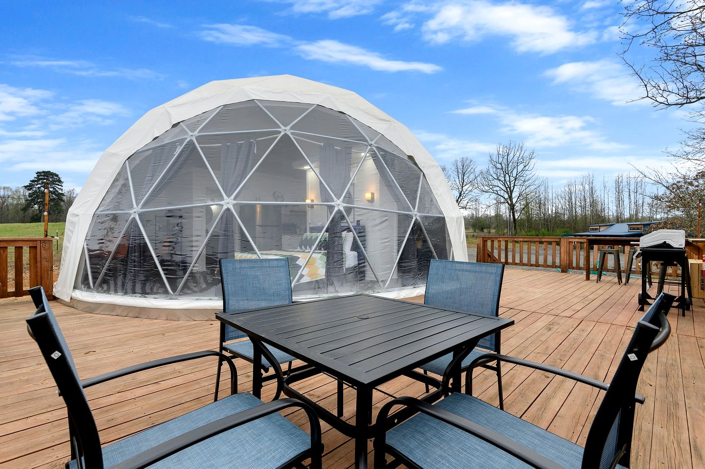 Peaceful Forest Dome Retreat with Hot Tub & Private Deck in Broken Bow, Oklahoma