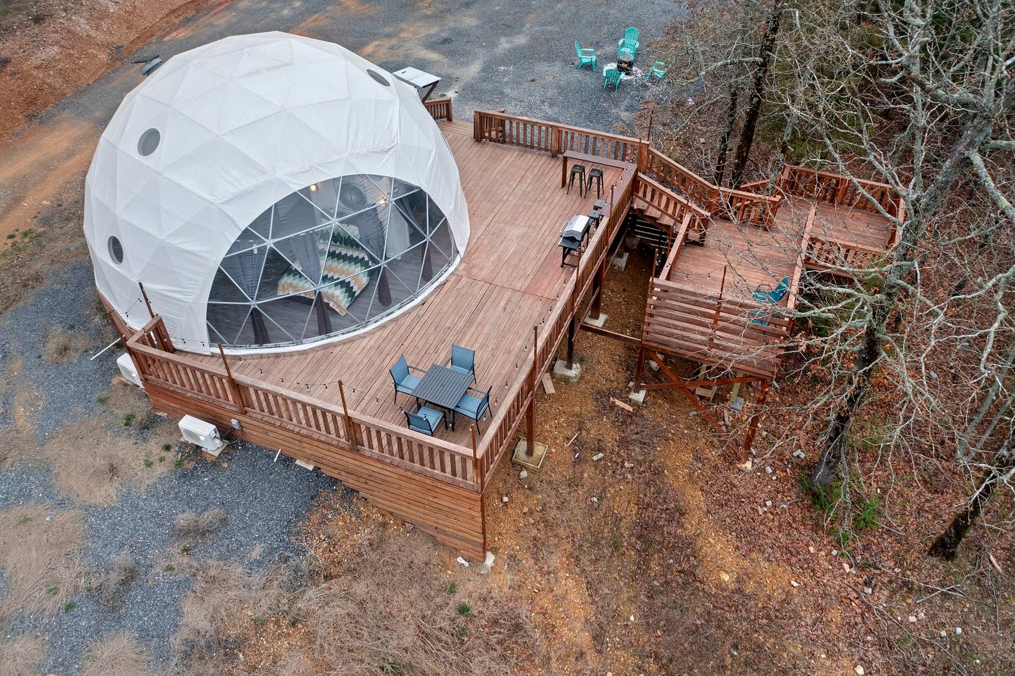 Peaceful Forest Dome Retreat with Hot Tub & Private Deck in Broken Bow, Oklahoma