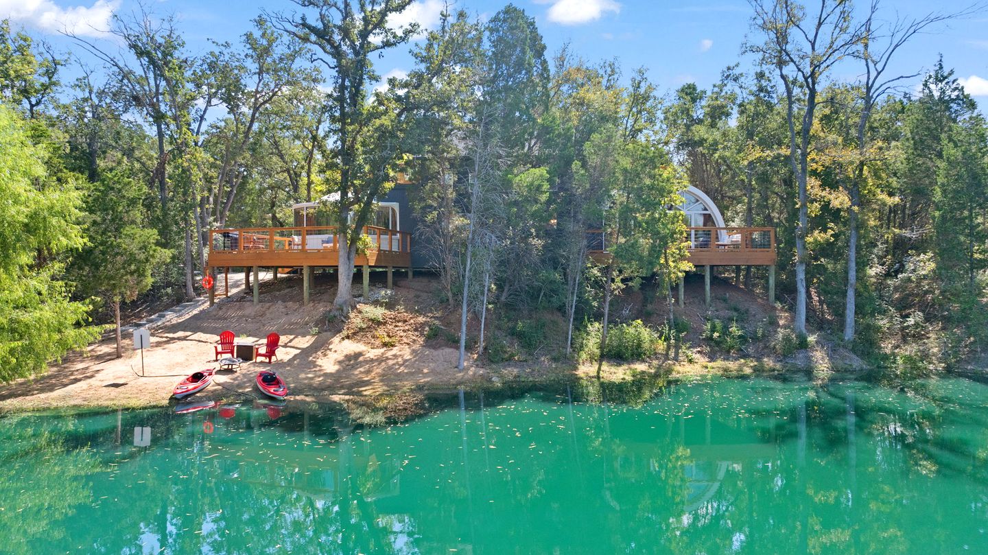 Impressive Unique Castle Dome with Spectacular Panoramic Views and Stunning Design in Elgin, Texas