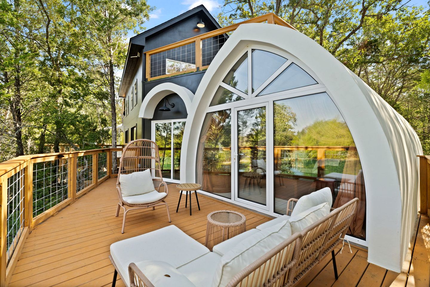 Impressive Unique Castle Dome with Spectacular Panoramic Views and Stunning Design in Elgin, Texas