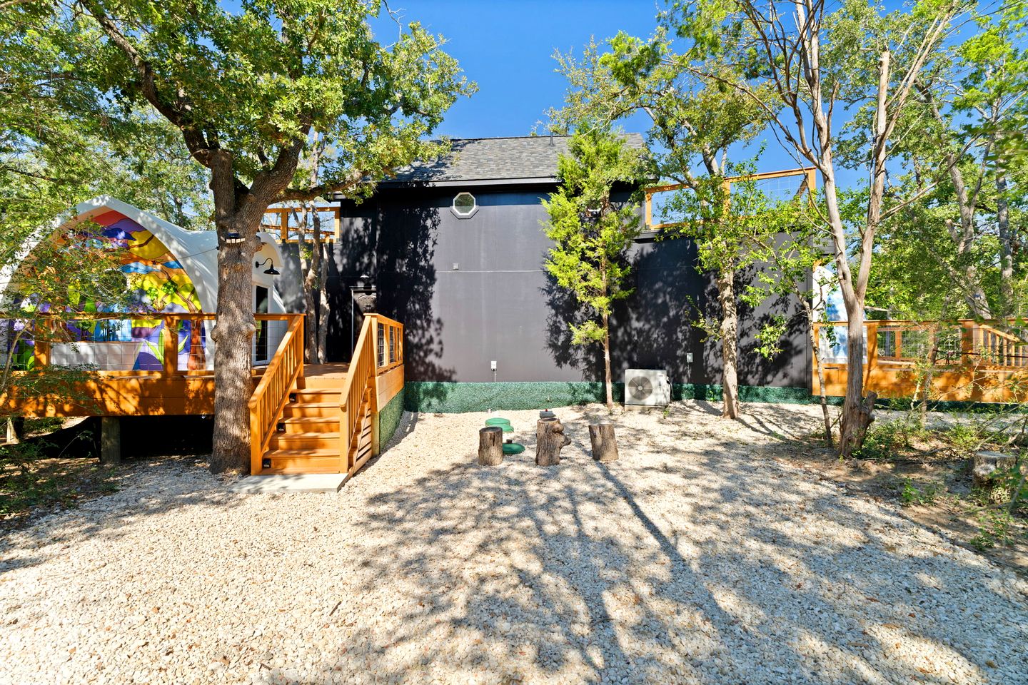 Impressive Unique Castle Dome with Spectacular Panoramic Views and Stunning Design in Elgin, Texas