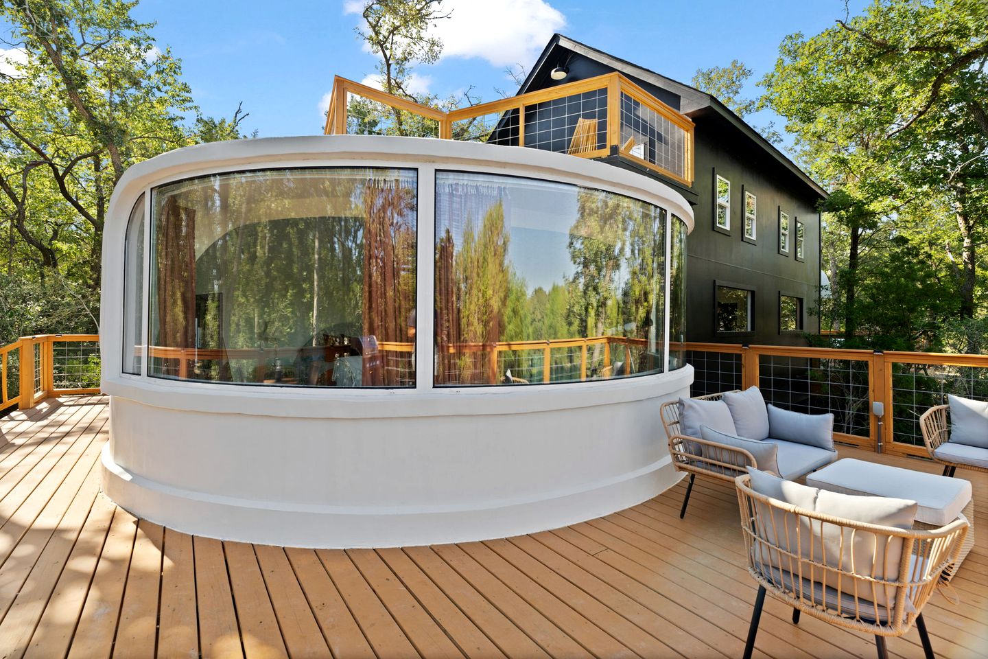 Impressive Unique Castle Dome with Spectacular Panoramic Views and Stunning Design in Elgin, Texas