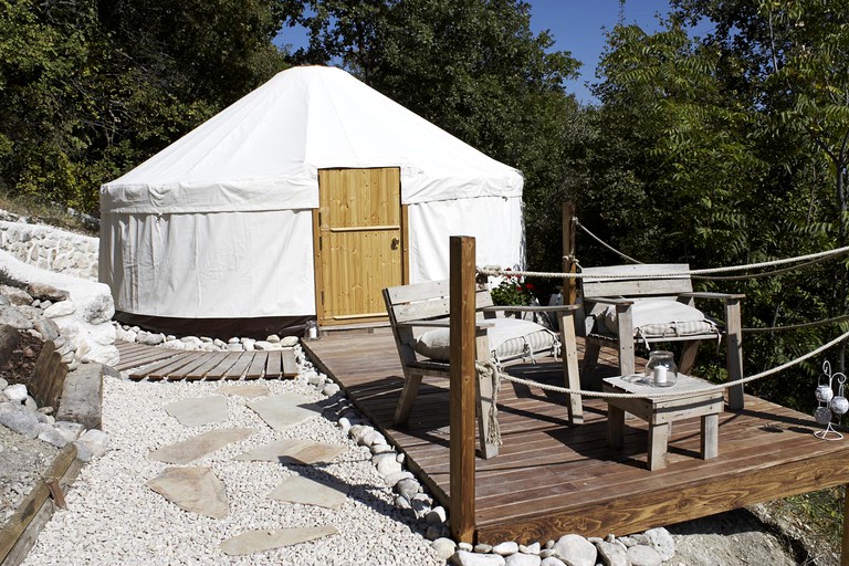 Yurts (Caprafico, Abruzzo, Italy)